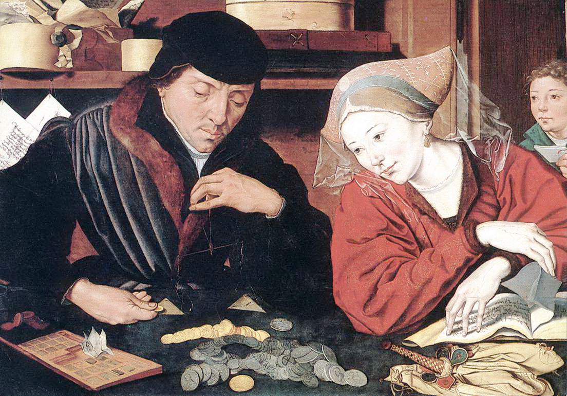 Marinus van Reymerswaele: Banker mit Gattin.